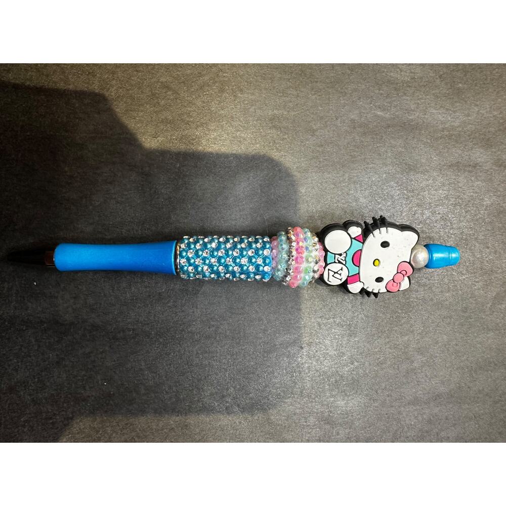 Custom Handmade Rhinestone Character & Novelty Pens - Picture 5 of 9